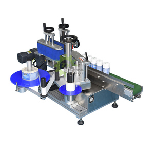 ZXSMART自動エッセンシャルオイルペットボトルラベルステッカー卓上ダブルサイドラウンドボトルラベリングマシンデートコーダー付き - Product Image 3