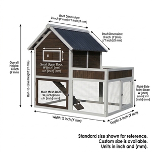 Jardinière de toit en <span class=keywords><strong>PVC</strong></span> imperméable pour l'extérieur avec motif solide et tendance, niche pour chat en bois de style <span class=keywords><strong>lapin</strong></span> - Product Image 4