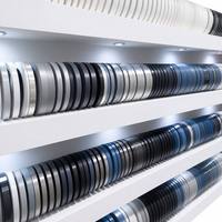 Bande de chant PVC à bonne flexibilité, fabrication directe usine, sur mesure, pour le placage ABS des panneaux MDF et accessoires de meubles et armoires