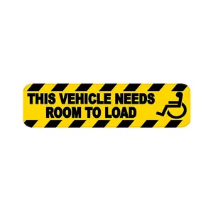 자동차용 맞춤형 장애인 표지판 휠체어 심볼 비닐 적층 옥내 옥외 핸디캡 스티커