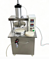 Presse à feuilles de pâte commerciale pour la fabrication de roti, machine à tortillas pneumatique automatique