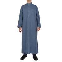 Kaftan islamique du moyen-orient, vêtement complet en coton, Thobe pour hommes, style musulman, marocain, livraison gratuite, vente en gros