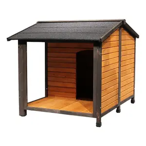 Outdoor Solid Wood Dog House Rain Proof Large And Medium-sized Small Dog Kennel Courtyard Villa Sun Protection