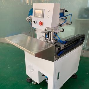 Semi-Automatic Electric Wire Harness Flag Tube Data <b>Cable</b> Earphone USB Double Fold Labeling Machine Portable Design Remote - Product Image 2