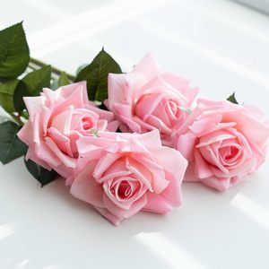 Venta al por mayor de fábrica: Rosa artificial de látex hecha a mano con tacto real, ideal para el hogar, el Día de la Madre y Navidad. - Product Image 1