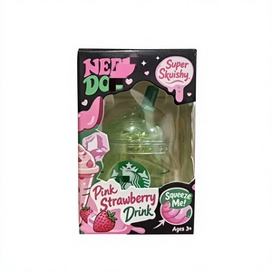 Pectin Squishy Toys Nice Looking Coffee Cup Slow Rising Toy New in Stock Stress Relief Squeeze Toy Customizable Unisex Children - Product Image 2