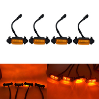 Lampe de calandre à LED pour Toyota Tacoma 2016-2019 TRD PRO Amber White Grill Light Eagle Eye Lamp Off Road Trunk SUV