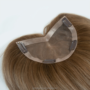 ผมต่อแบบตาข่าย Nano Ring แบบ V Part พร้อมหน้าม้าสำหรับผู้หญิง ผมแท้แบบ Toupee Closure ลดราคาพิเศษ - Product Image 4