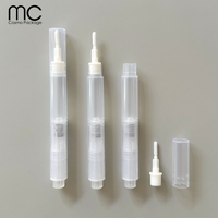 C202+K13 Meilleures ventes : Stylo cosmétique vide rechargeable par torsion pour retouches de peinture et d'huile, avec pinceau
