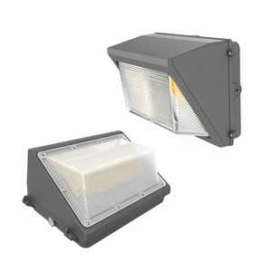 Lumière LED murale extérieure de haute qualité, 3 CCT sélectionnables, 80 W, carrée, en alliage d'aluminium et polycarbonate, étanche IP65, 140 lm/W - Product Image 1