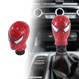 Pommeau de levier de vitesse en résine <span class=keywords><strong>Spiderman</strong></span>, universel pour tous les véhicules, pièce de rechange personnalisée pour l'intérieur de la voiture - Product Image 1