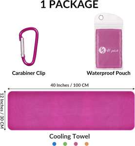 Custom Customized Cold Magic Ice Sports Travel Outdoor Portable Cool Sweat Instant <b>Microfiber</b> Cooling <b>Towel</b> - Product Image 4
