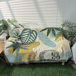 Tùy chỉnh nhà trang trí dệt mô hình <span class=keywords><strong>Maple</strong></span> lá tấm thảm chăn - Product Image 6