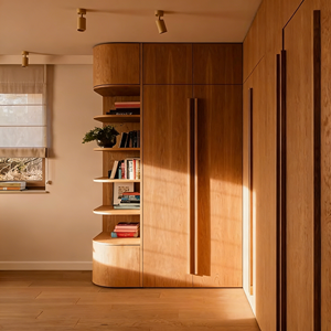 Armarios de Madera Maciza Personalizados BALOM, Armario de Dormitorio Amplio y Duradero, Crea un Espacio Acogedor en el Dormitorio - Product Image 4