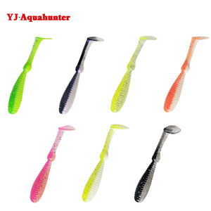 Señuelo de pesca de fondo T-Tail Soft Worm de 82 mm y 4.6 g para la pesca de lubina - Product Image 5