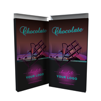 Bolsa de Embalaje de Papel Personalizada para Barras de Chocolate, Caja de Embalaje de Lujo para Barras de Chocolate