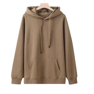 Sudadera con capucha de forro polar grueso, lisa, con logo bordable, venta al por mayor transfronteriza en stock - Product Image 6