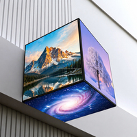 LED Multidirezionale ad Alta Luminosità 360° °   Schermo LED a Cubo Magico - Dimensioni Personalizzabili per Interni ed Esterni per Display Pubblicitari