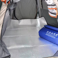 Couverture de camping portable 150x200cm, tapis thermique imperméable, léger, réfléchissant, en aluminium, pour pique-nique