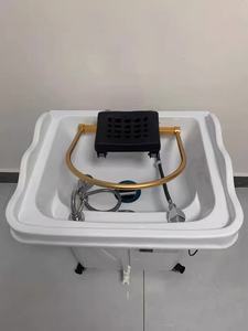 Équipement de salon de coiffure confortable pour spa capillaire : Évier portable pour spa de tête avec circulation d'eau et bac à shampoing amovible - Product Image 4