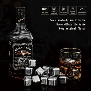 Uống thép không gỉ Whisky lạnh đá tái sử dụng <span class=keywords><strong>ICE</strong></span> CUBE Whisky đá - Product Image 6