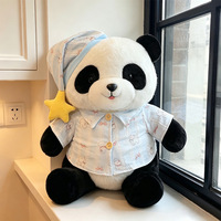 Z Factory Wholesale Artisan Pajamas Panda Plush Toy Soft Stuffed Animal for Kids Birthday Gift Home Nursery Decoration