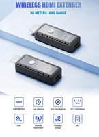 Transmisor y Receptor HDMI Inalámbrico, 50M, 1080P 60Hz, Transmite desde DSLR, Laptop a TV y Proyector para Uso en Interiores y Exteriores