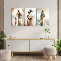 Inspirational Christian Canvas wall Art HD Printed home decor élève la foi en Jésus peinture murale