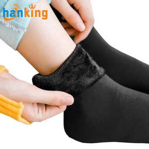 Men <b>Women</b> Winter Warm <b>Socks</b> Thickened Fleece Lining Mid Calf <b>Socks</b> Ultra Thermal Comfortable Sports Running <b>Socks</b> for <b>Women</b> - Product Image 5