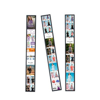 Écran d'affichage numérique LCD ultra-large, lecteur multimédia, écran barre étiré, moniteur publicitaire 60cm 90cm 120cm 2ft 3ft 4ft, affichage sur étagère