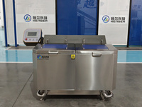 SUS304 Bubbelwas- en ontwateringsmachine met vibratie-ontwatering voor hotels, kantines, fruit- en groenteverwerkingsbedrijven