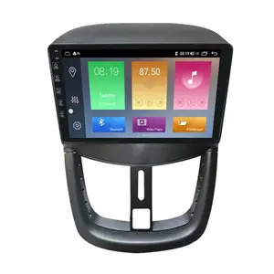 car multimedia system android 9 Inch Car Auto GPS DVD player for peugeot 207 mp3 System Car Stereo