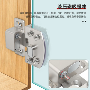 Furniture Hinge Flush Mount 2.5mm 304 Stainless Steel Precision Casting Minimalist Design Hiding Feature for <b>Cabinet</b> Use - Product Image 3