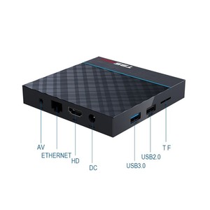 Amlogic s905x3 Android 9.0 TV box T95 Max + 2.4G/5G Wifi 100m BT4.0 + mạnh mẽ UHD streaming phương tiện truyền thông Máy nghe nhạc - Product Image 5