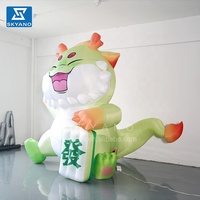 Personnage de dessin animé dragon mignon gonflable mascotte gonflable personnalisée