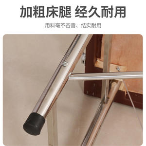 Lit de massage portable pliable multifonctionnel pour usage domestique, médecine traditionnelle chinoise, moxibustion, tatouage permanent - Product Image 4