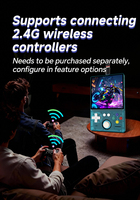 Mini console de jeux vidéo rétro portable avec écran IPS de 4 pouces, 64 Go, Wi-Fi et batterie de 4000 mAh