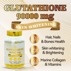 DUOZI Glutathion 90000mg Capsules molles Complément alimentaire éclaircissant pour la peau 100 unités Force maximale - Product Image 5
