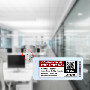 Étiquette de suivi d'actifs intelligente pour classeur, affichage E-Ink, plateforme de bureau intelligente intégrée E-Paper - Product Image 1
