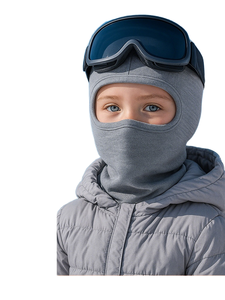 Warm Mask Full Face Cold-proof Motorcycle Riding Headgear Breathable 100% Cotton Unisex Children's Balaclava Hat - Product Image 1