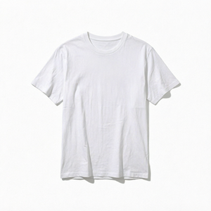 Premium Men's <b>White</b> Cotton <b>T</b>-<b>Shirt</b> | Classic Crew Neck Basic Tee | Minimal Luxury Casual Everyday Essential Wear - Product Image 1