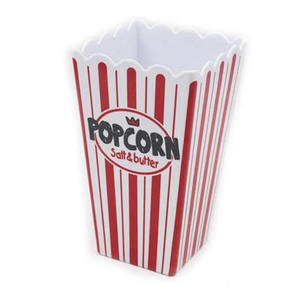 Tazón de Palomitas de Maíz de Melamina Plástica con Logotipo y Diseño Personalizados - Product Image 1