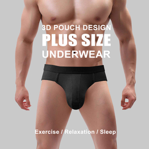 <span class=keywords><strong>Calzoncillos</strong></span> Personalizados ODM OEM para Hombre, Talla Grande, Bolsa 3D, Tacto Suave y Sedoso, Paquete de 3 - Product Image 6