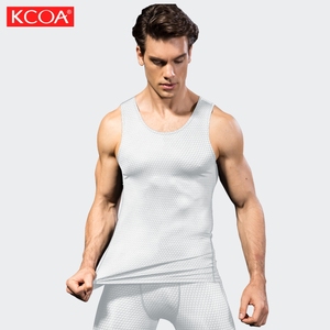 Custom Printed Stretchy Sleeveless Tank Tops for <strong>Men</strong> Quick-drying Undershirt Tops - Product Image 5