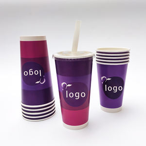 Gobelets en papier personnalisés avec logo, 178 mm de hauteur, 22 oz, double paroi, papier kraft de qualité alimentaire, gobelet de café - Product Image 5