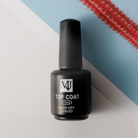 OEM Bouteille en céramique de 15ml, vernis à ongles renforcé et longue durée, couche de finition et couche de base, vernis à ongles UV