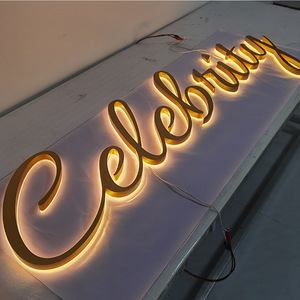 Produttore specializzato lettere luminose LED Mini acrilico resina epossidica lettere per insegne pubblicitarie logo del centro commerciale - Product Image 2