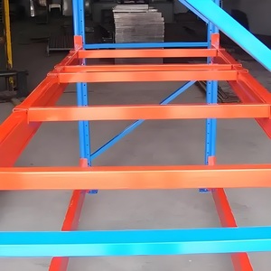 金属ラック倉庫産業用大型収納棚クロスサポートビーム付き - Product Image 4