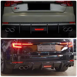 Diffuseur de pare-chocs arrière StarNav pour B9 Sline Sports 2017 2018 2019 berline 4 portes, spoiler, accessoires auto, tuning - Product Image 4