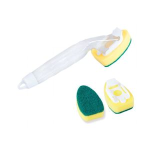 Brosse de nettoyage de cuisine personnalisée en gros, nouveau design, accessoires, éponge en mousse pour nettoyer les murs avec manche en plastique - Product Image 2